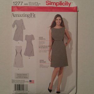 Simplicity Amazing Fit Dress Pattern #1277